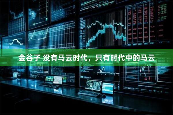 金谷子 没有马云时代，只有时代中的马云
